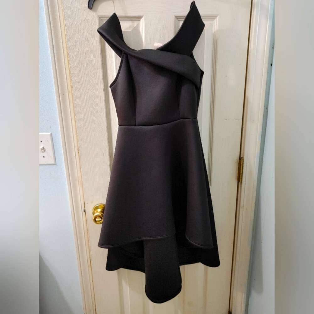 Black dress.